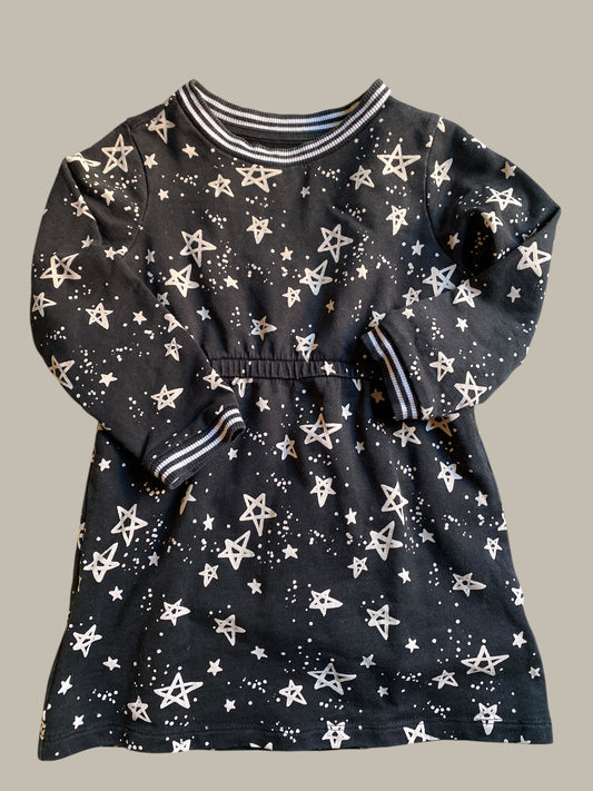 Star cotton blend dress 3Y | Gymboree