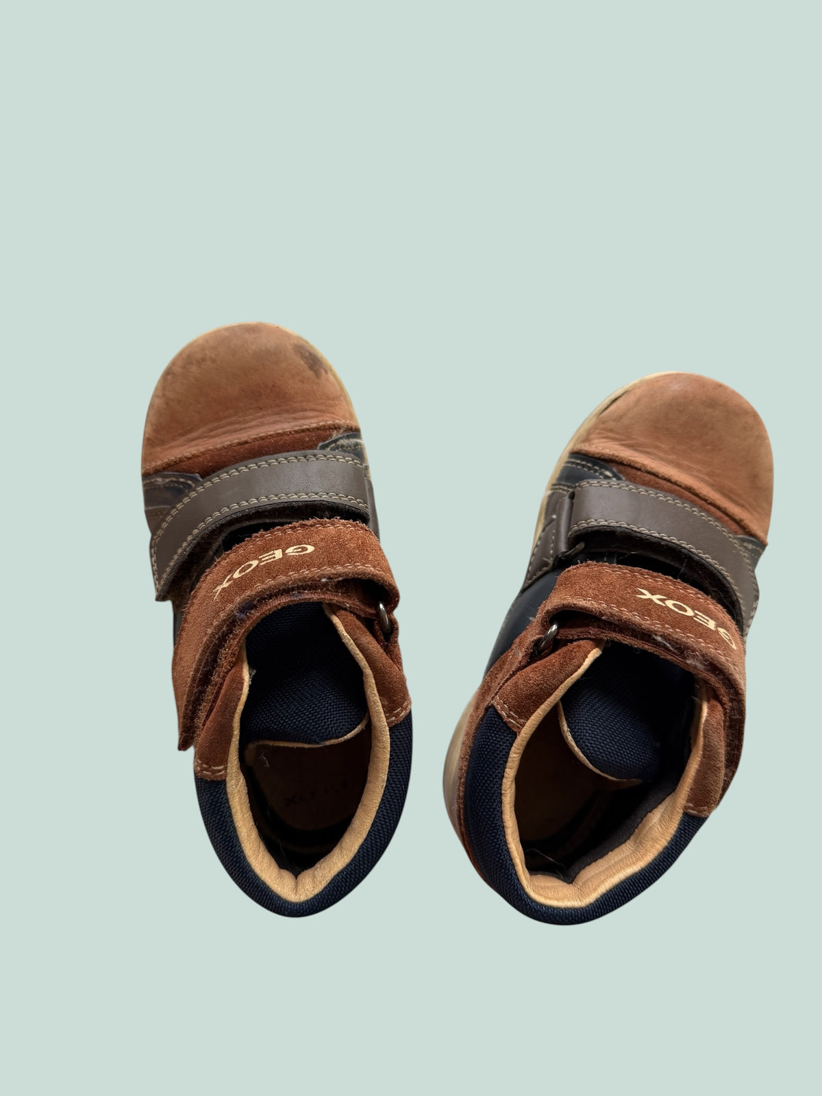 Brown leather boots 9US | Geox