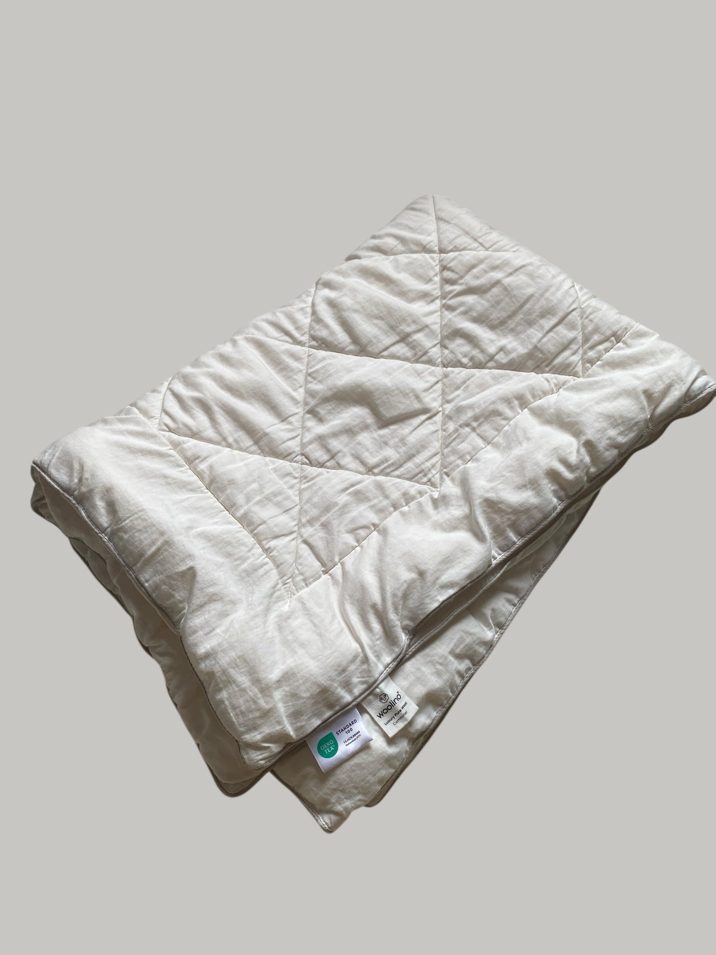 Wool and organic cotton crib/toddler comforter | Woolino