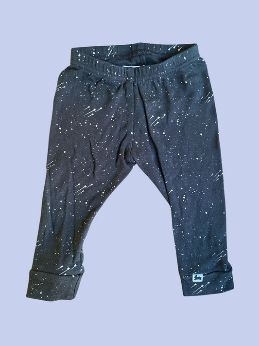 Space bamboo blend leggings 6-9m | Little & Lively