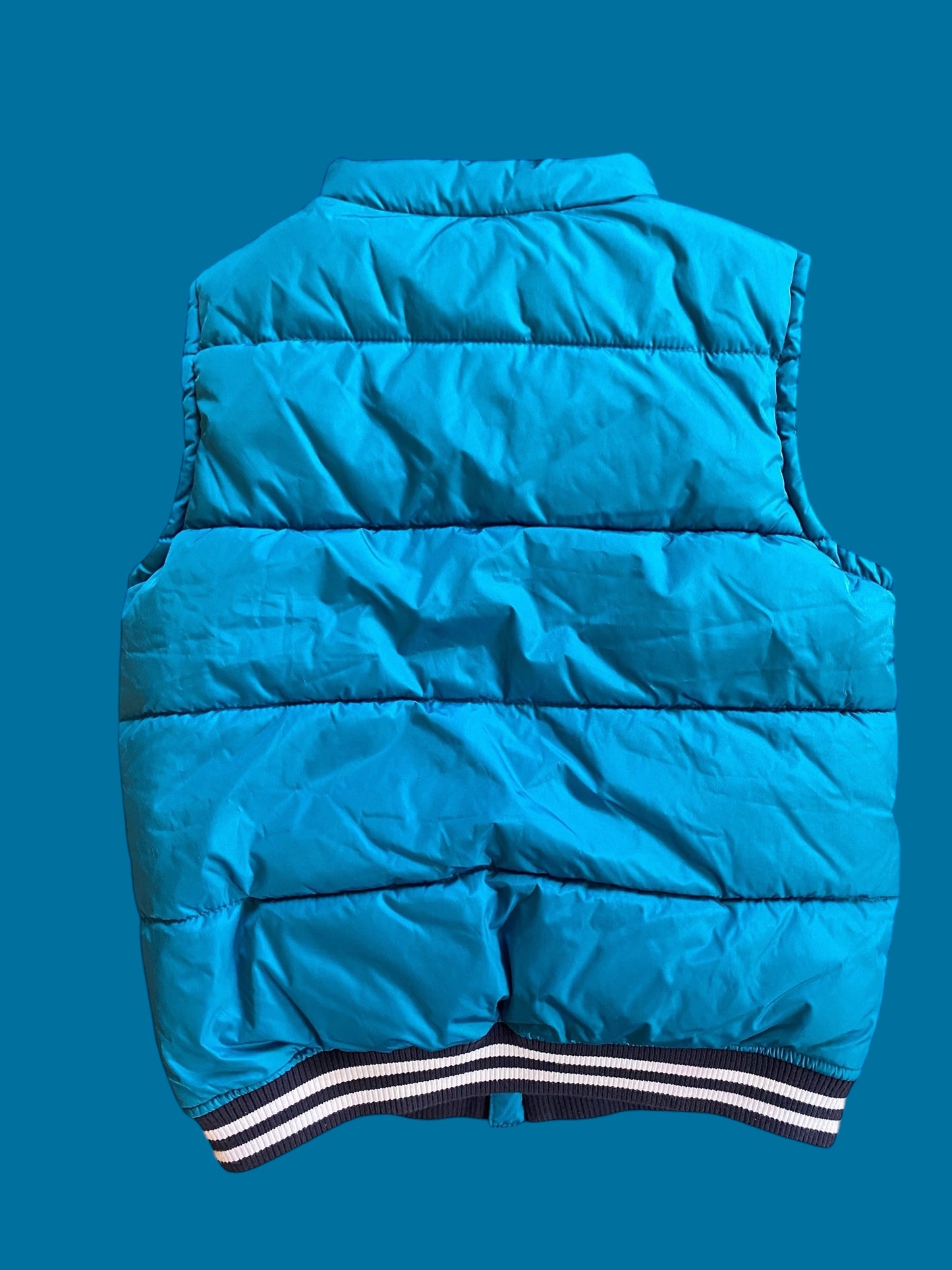 Teal puffer vest 10-12y | Gymboree