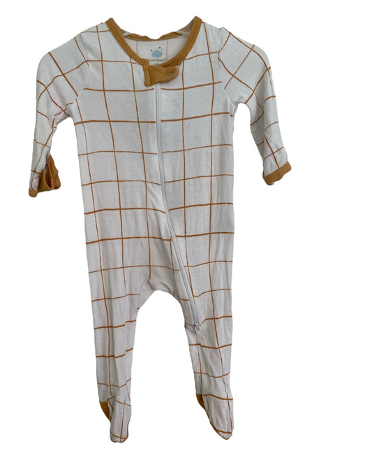 Modal footed sleeper with cuffs 0-3m | Cloud Island
