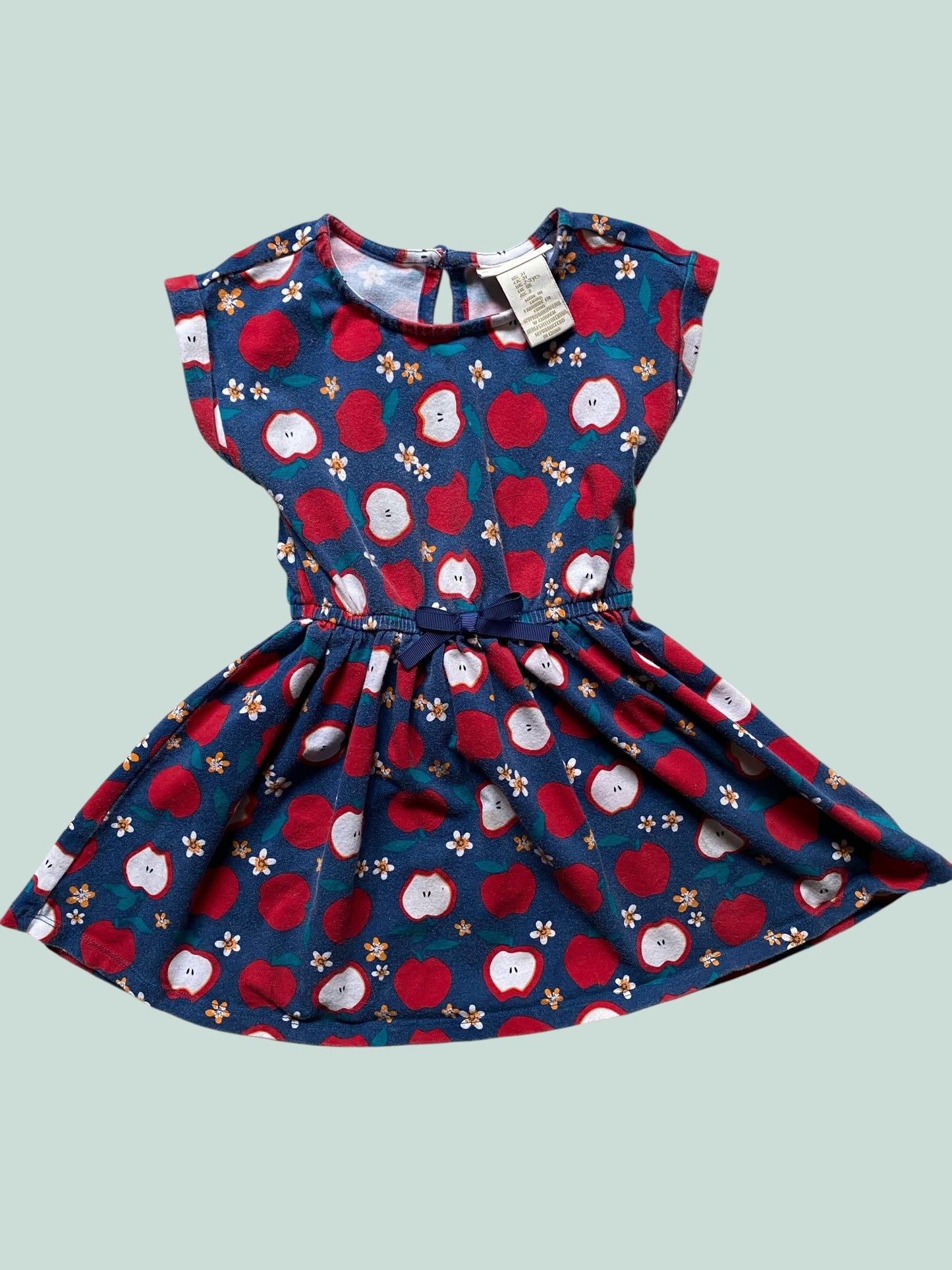 Cotton apple dress 2-3Y | Cynthia Rowley