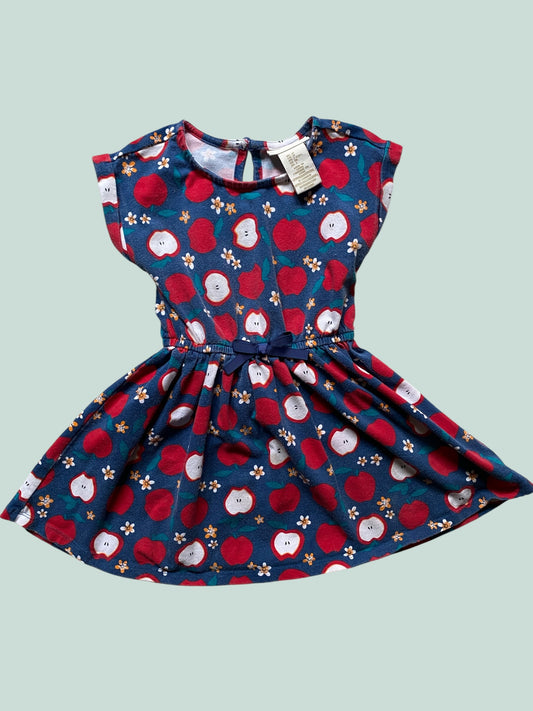 Cotton apple dress 2-3Y | Cynthia Rowley