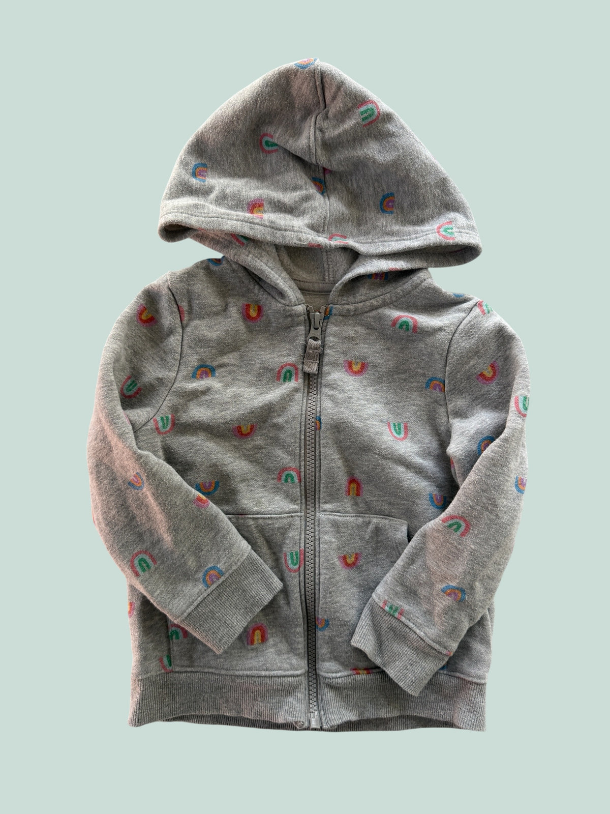 Cotton blend rainbow hoodie 3Y | Cat & Jack