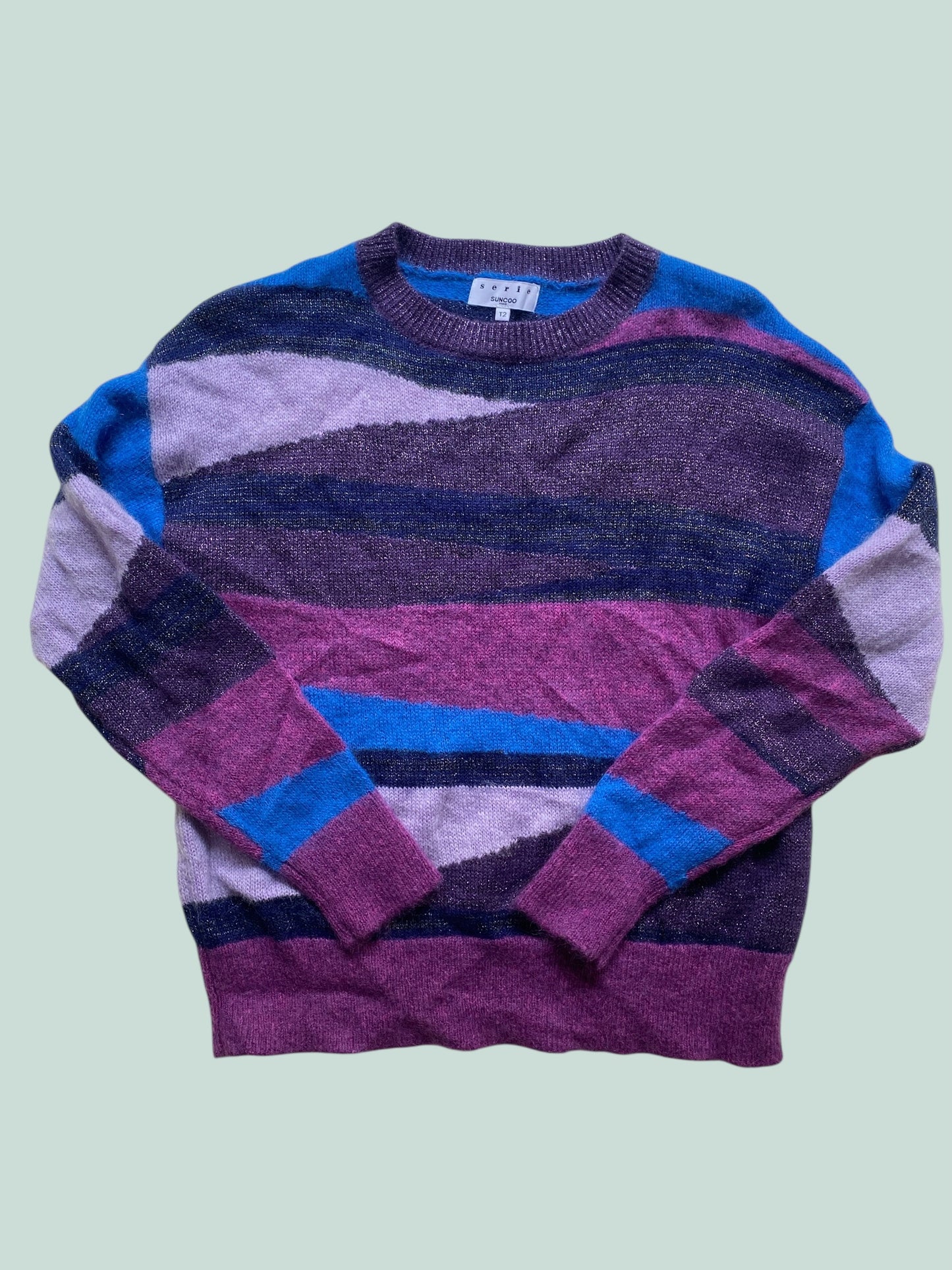 Merino/mohair blend sweater women's medium (T2) | Suncoo Paris