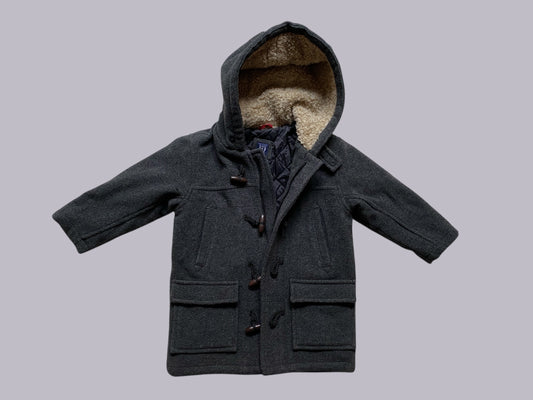 Charcoal wool duffel coat 4Y | Gap