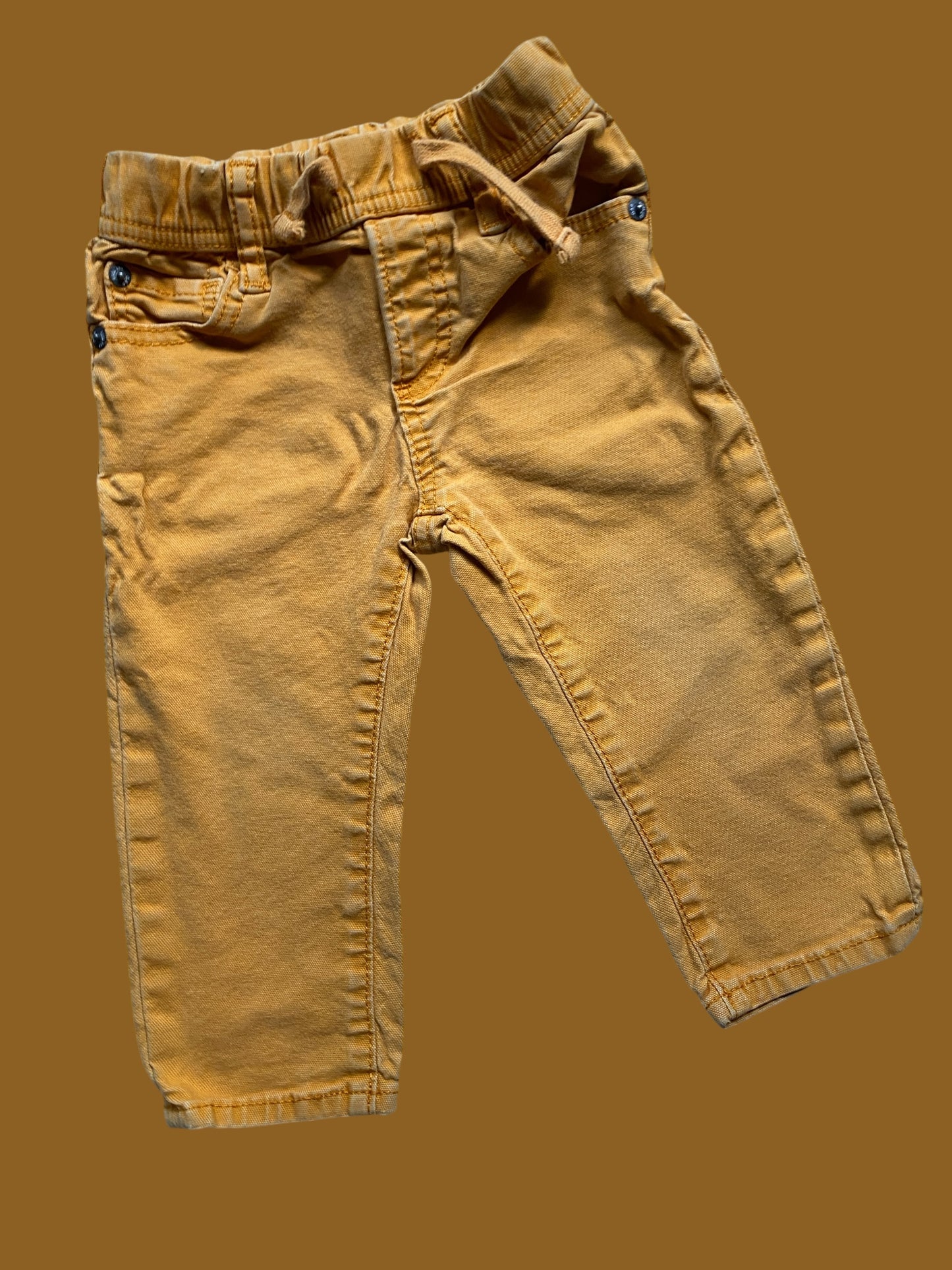 Cotton mustard pants 18-24m | Gap