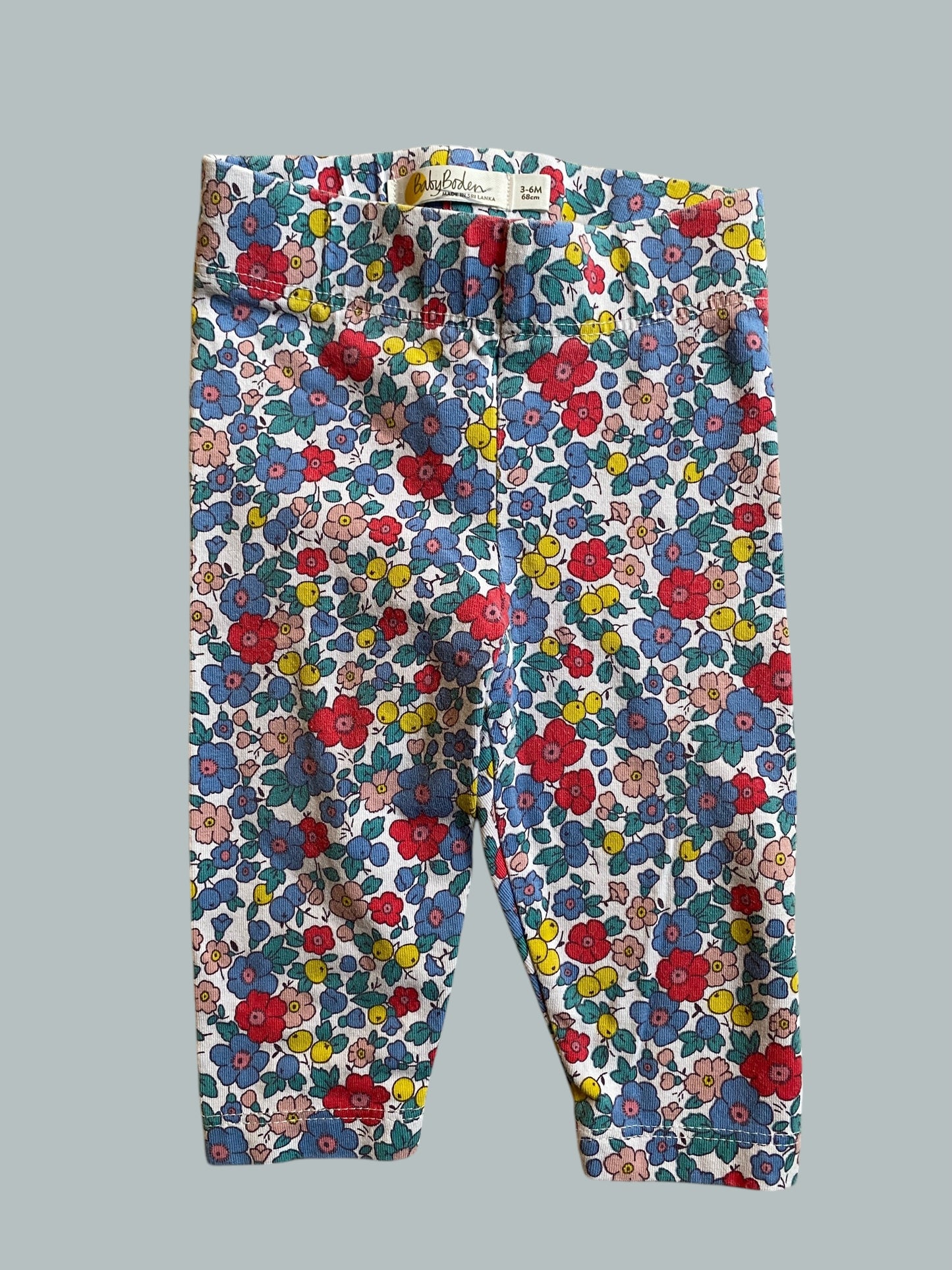Cotton flower leggings 3-6m | Baby Boden