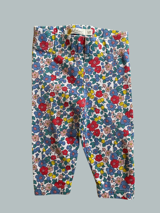 Cotton flower leggings 3-6m | Baby Boden