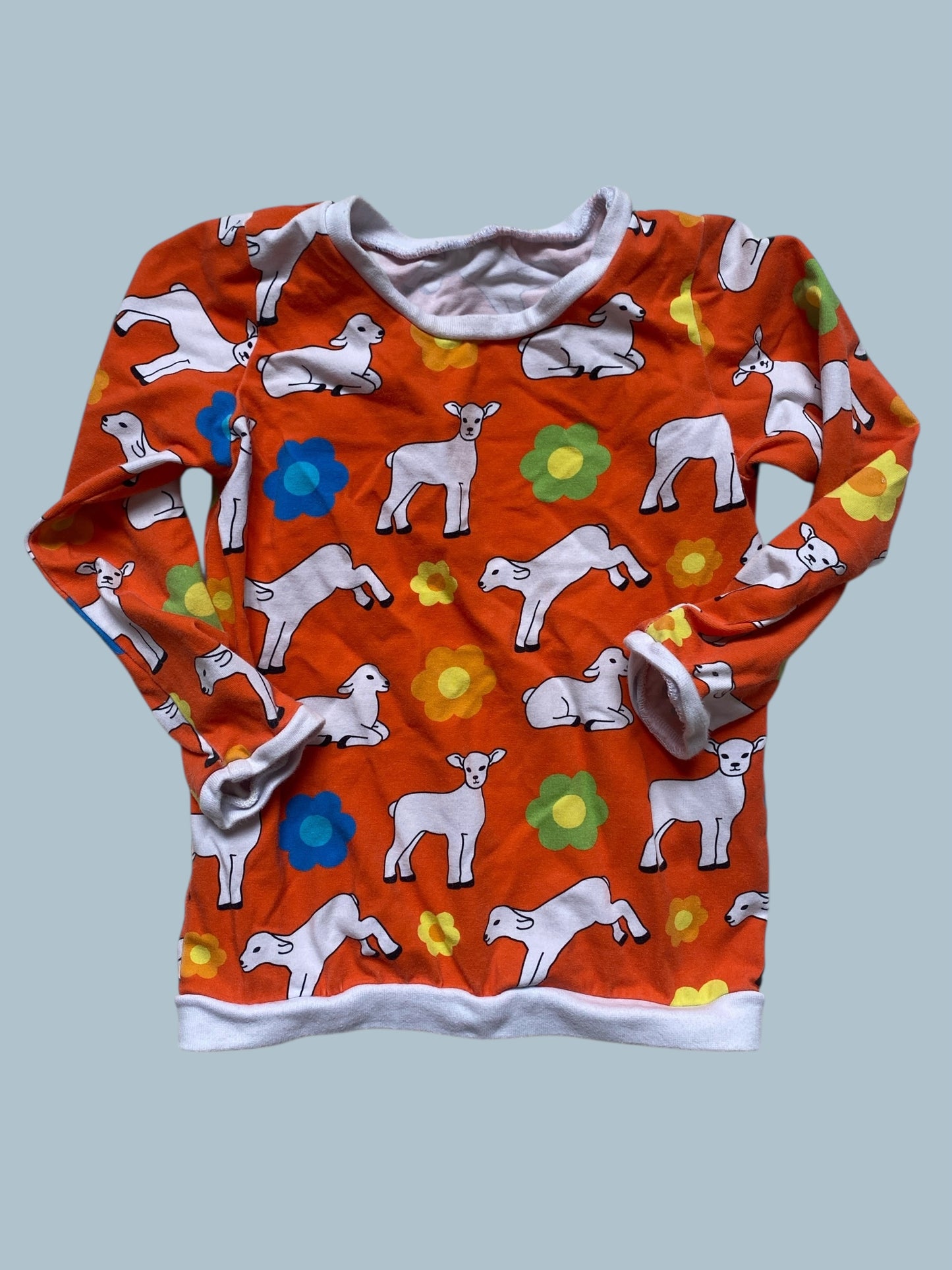 Cotton lamb long sleeve top 2-4Y | Oh Baby (Made in UK)