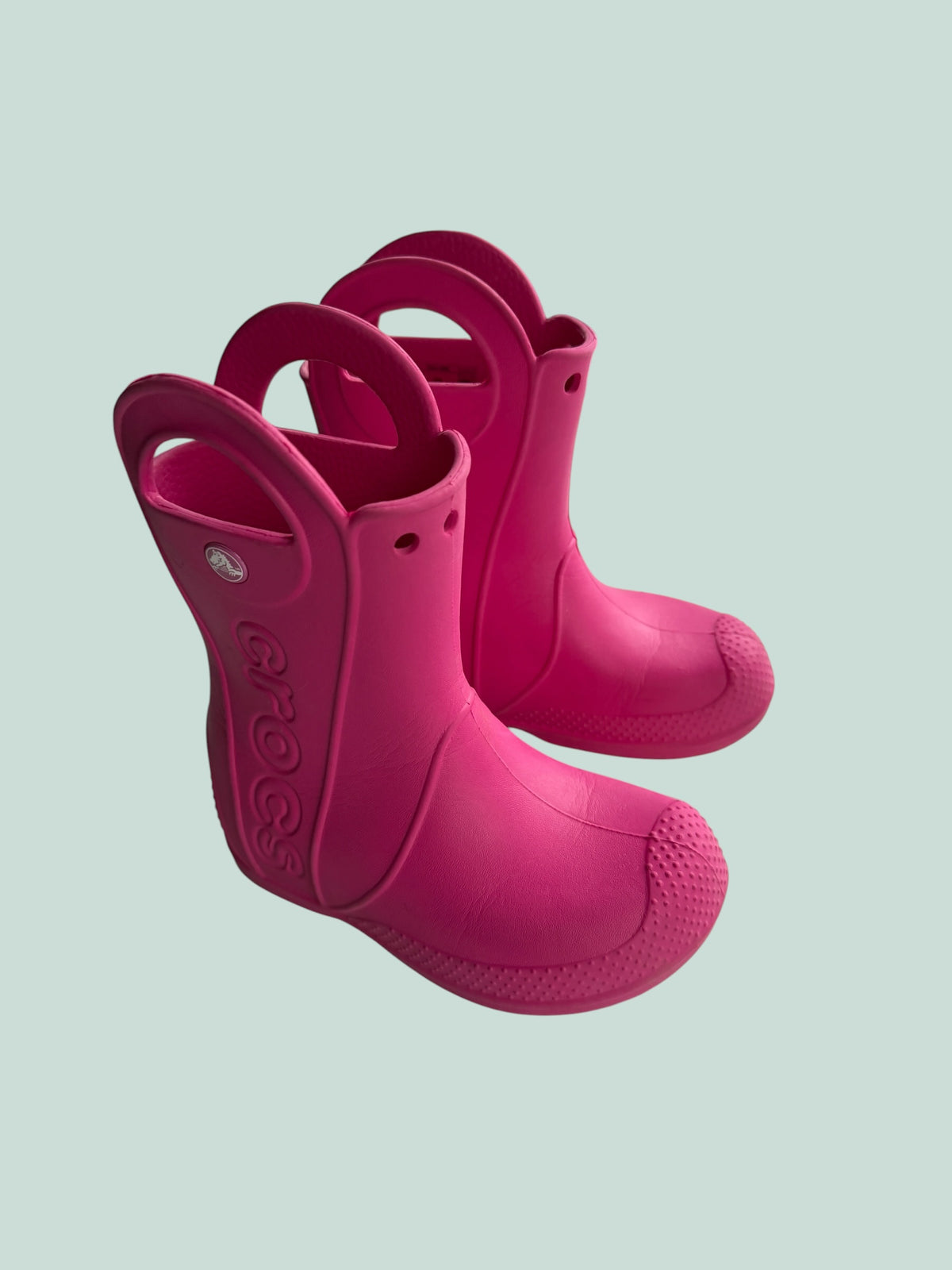 Pink lightweight rain boots 10 US Little Kid | Crocs