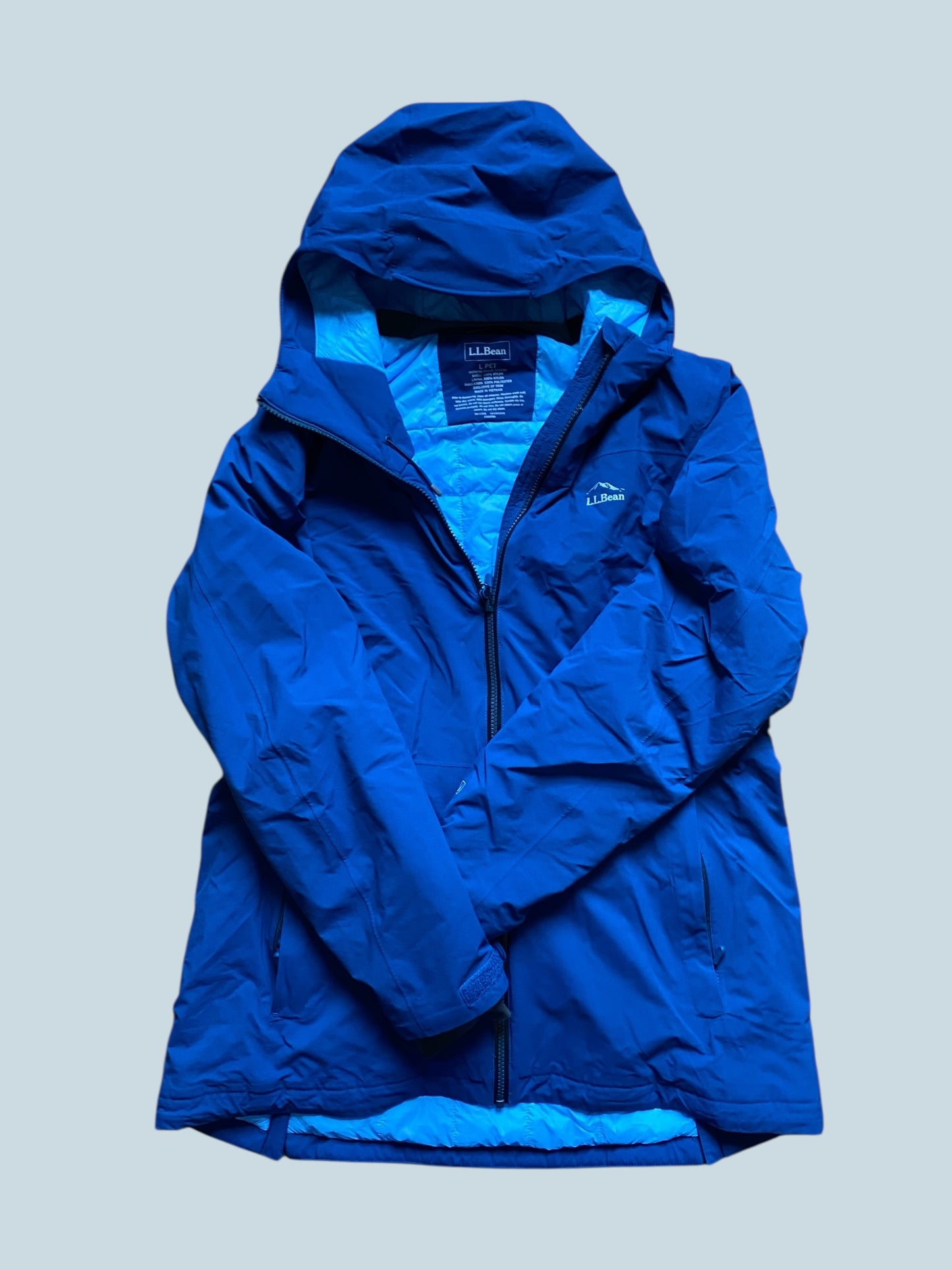 Waterproof primaloft packaway jacket womens lare (petite) | L.L. Bean