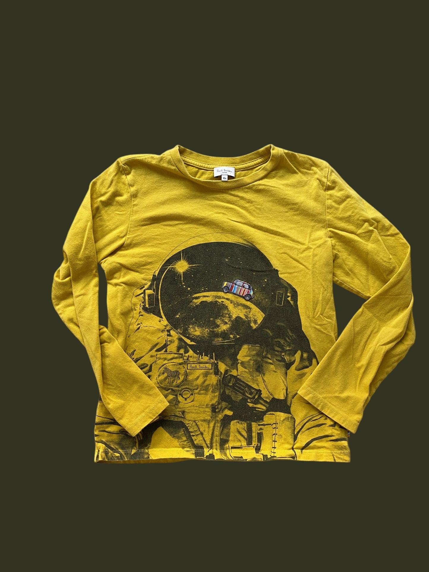 Astronaut cotton long sleeve top 10Y | Paul Smith