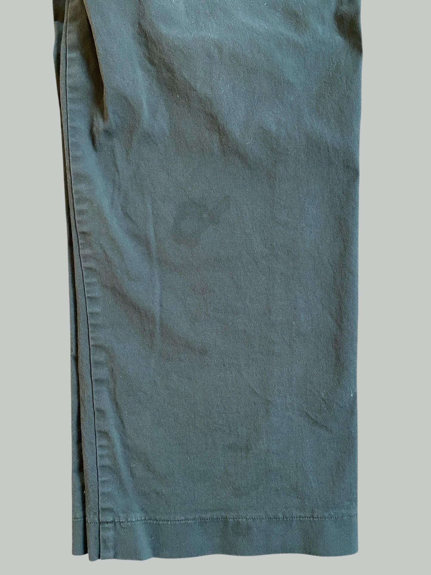 Forest green cotton barrel pants 2US women's | Babaton