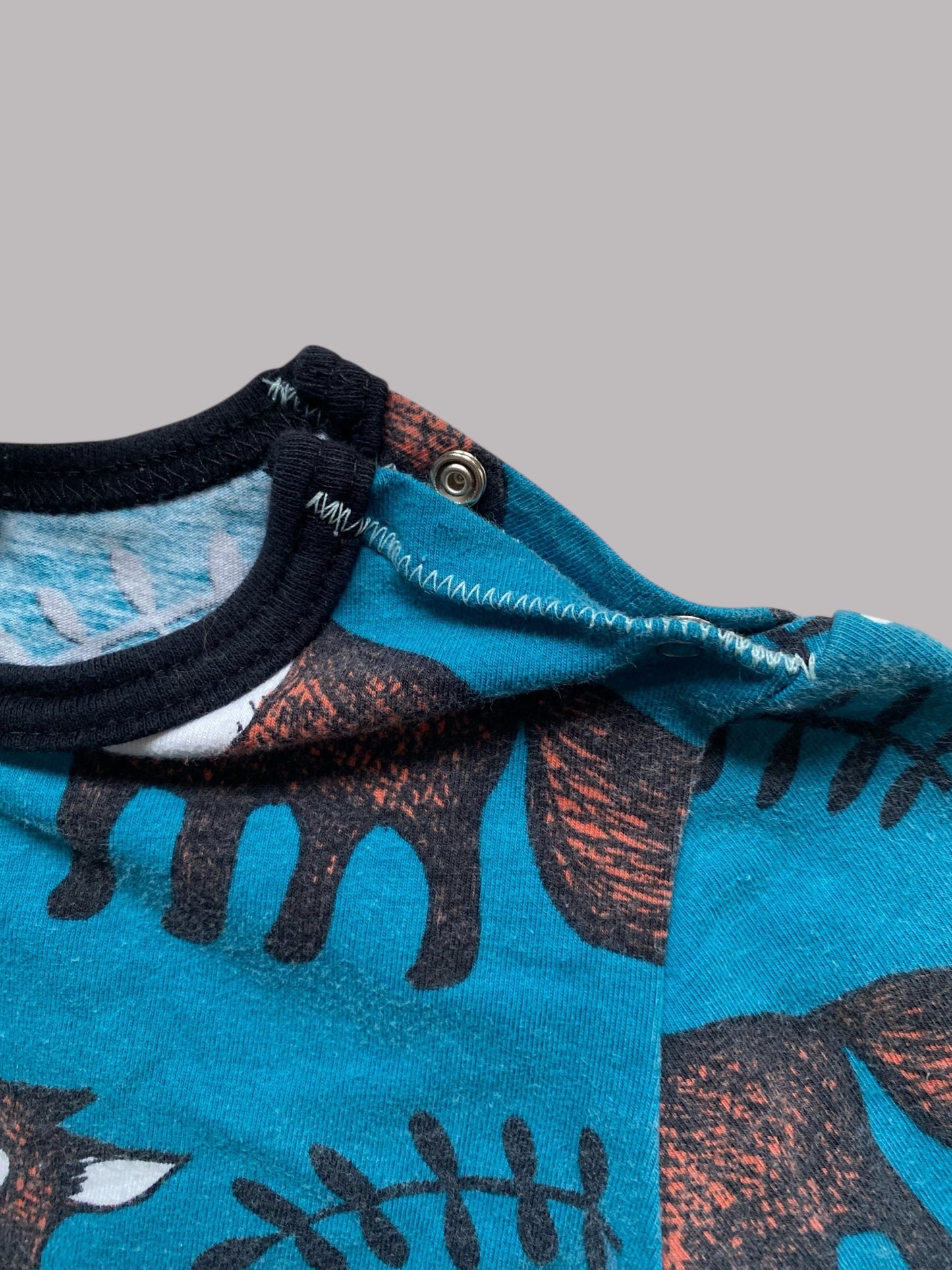 Organic cotton fox long sleeve top 18-24m | Paapii