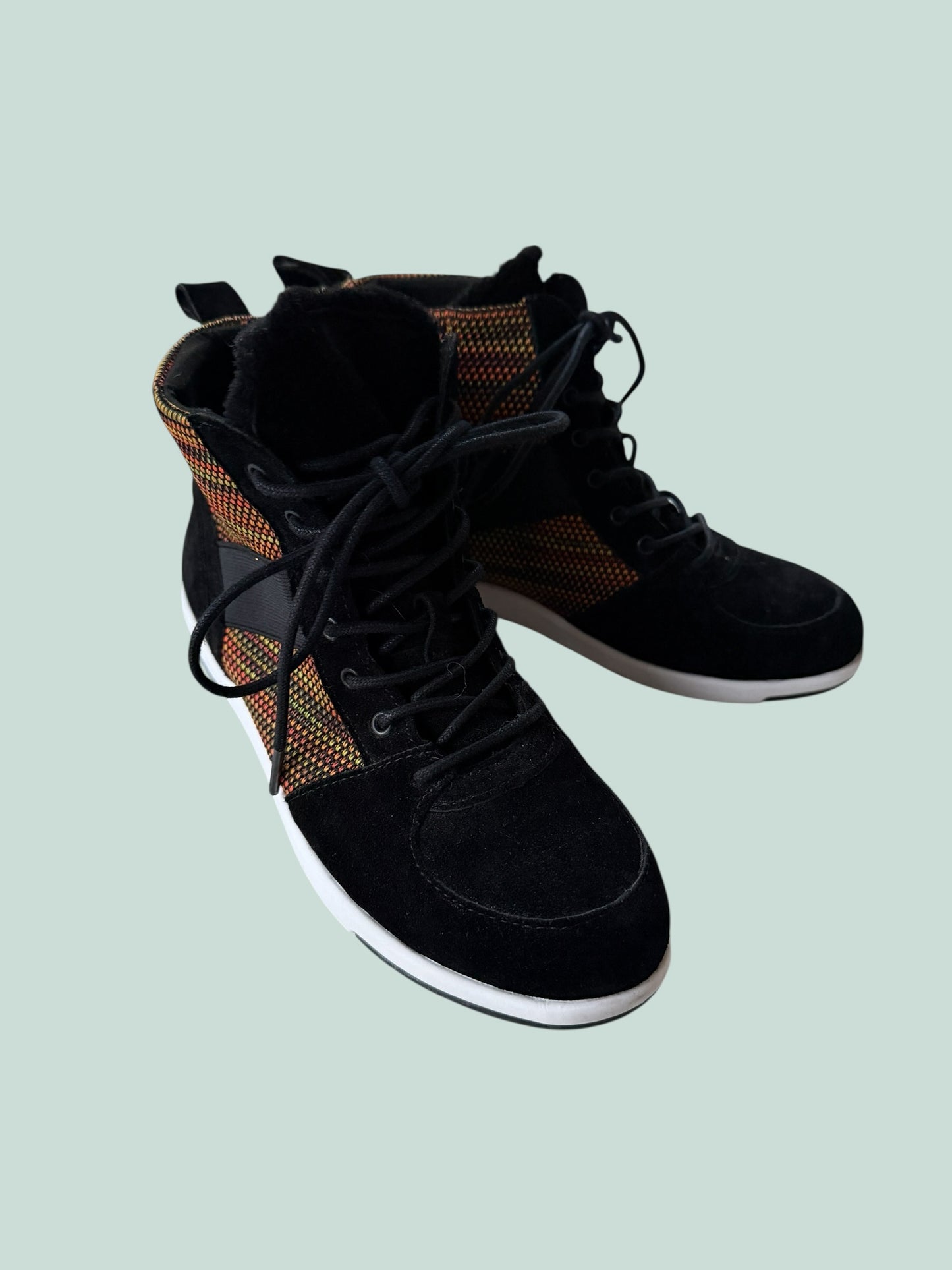 Suede and merino high top sneaker Women's 7US (38) | Emu Australia