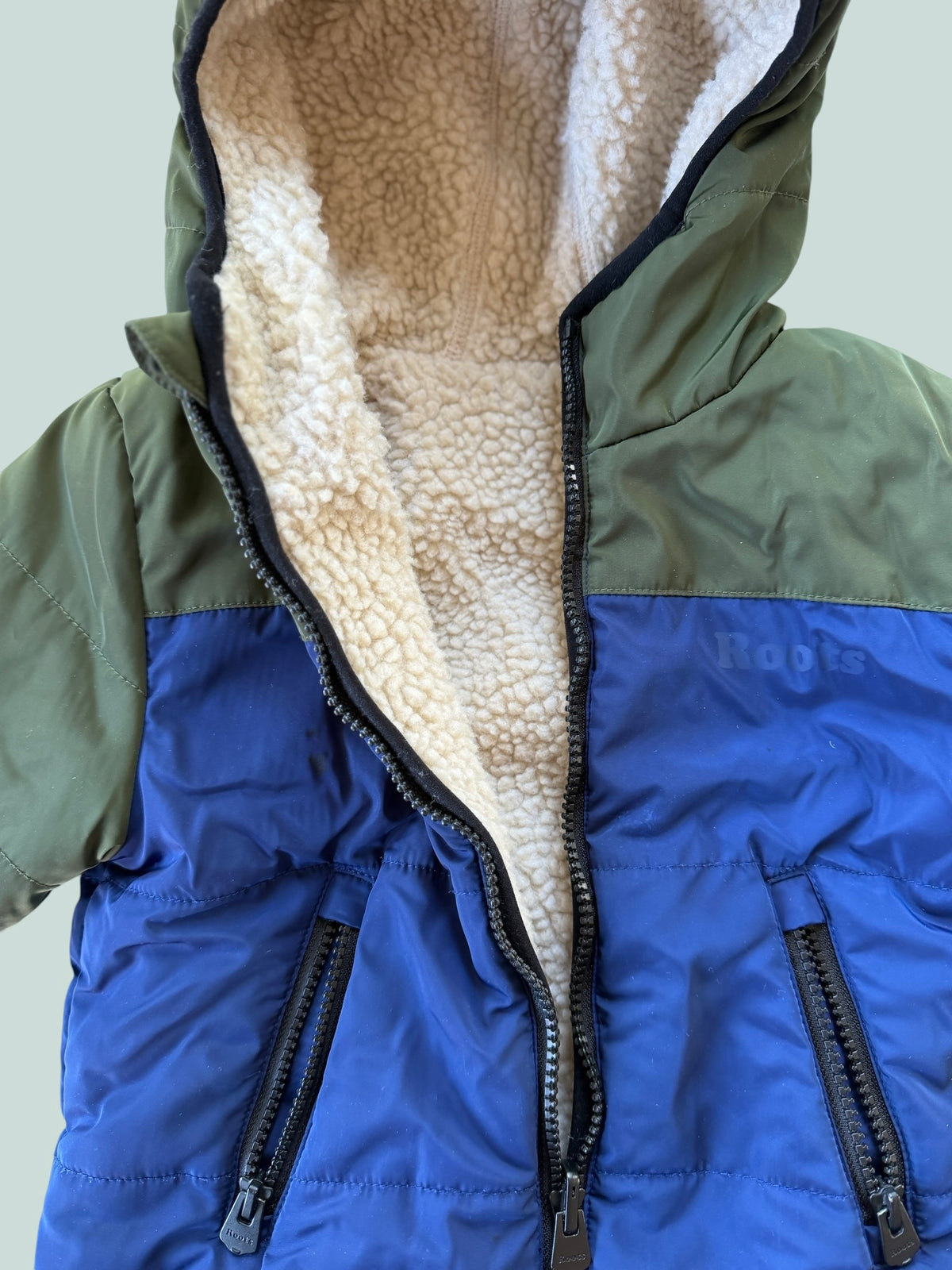 Reversible sherpa lines jacket 3Y | Roots
