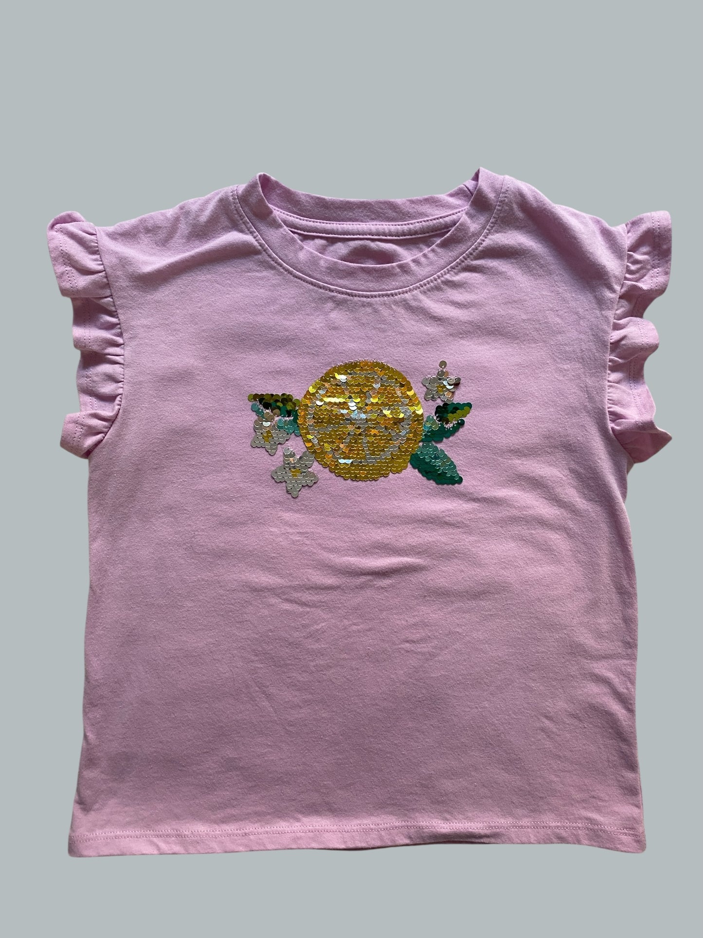 Cotton blend sequin lemon t-shirt 6-7Y | Cat & Jack