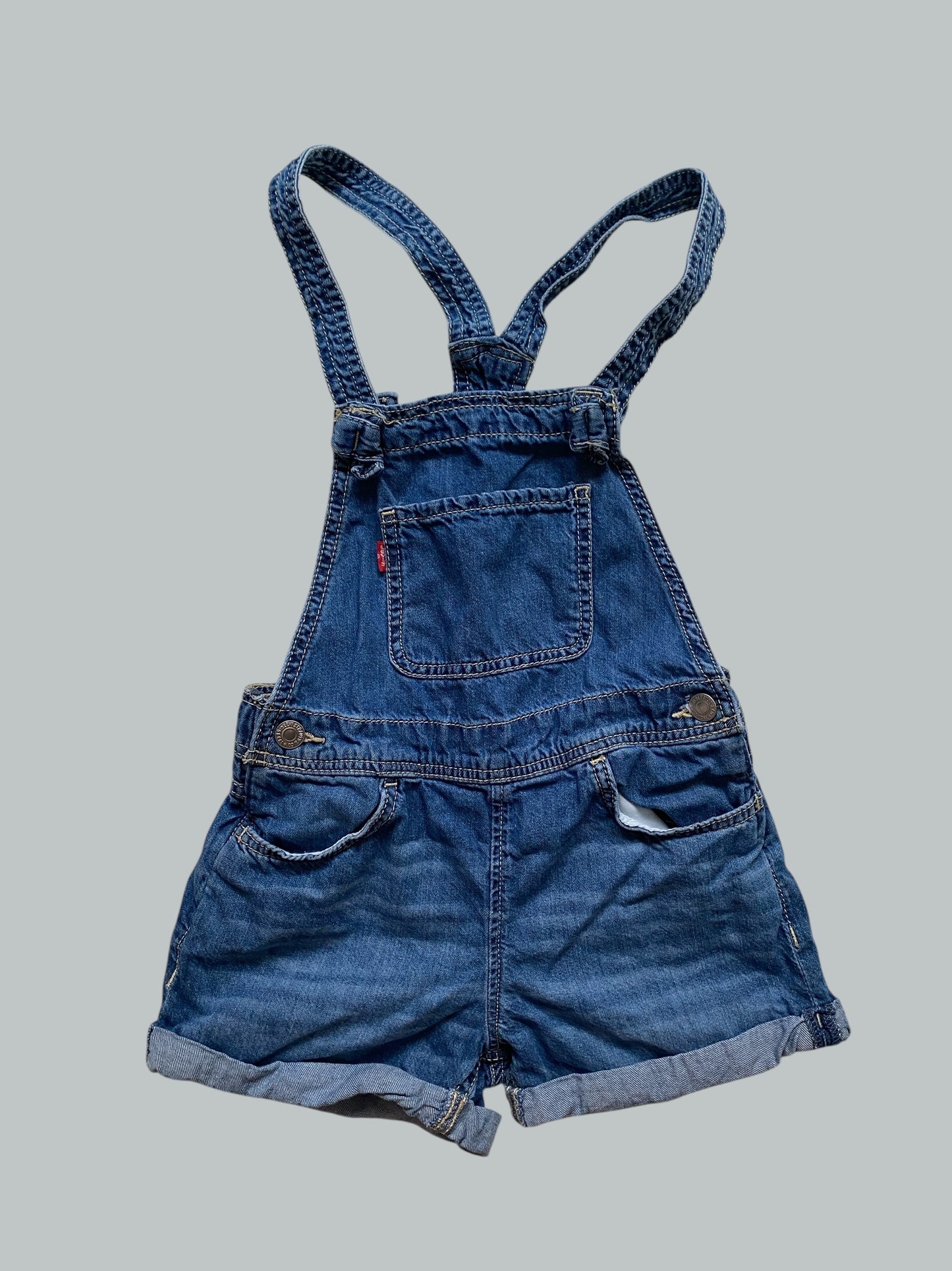 Denim cotton shorty overalls 8Y | Levi's