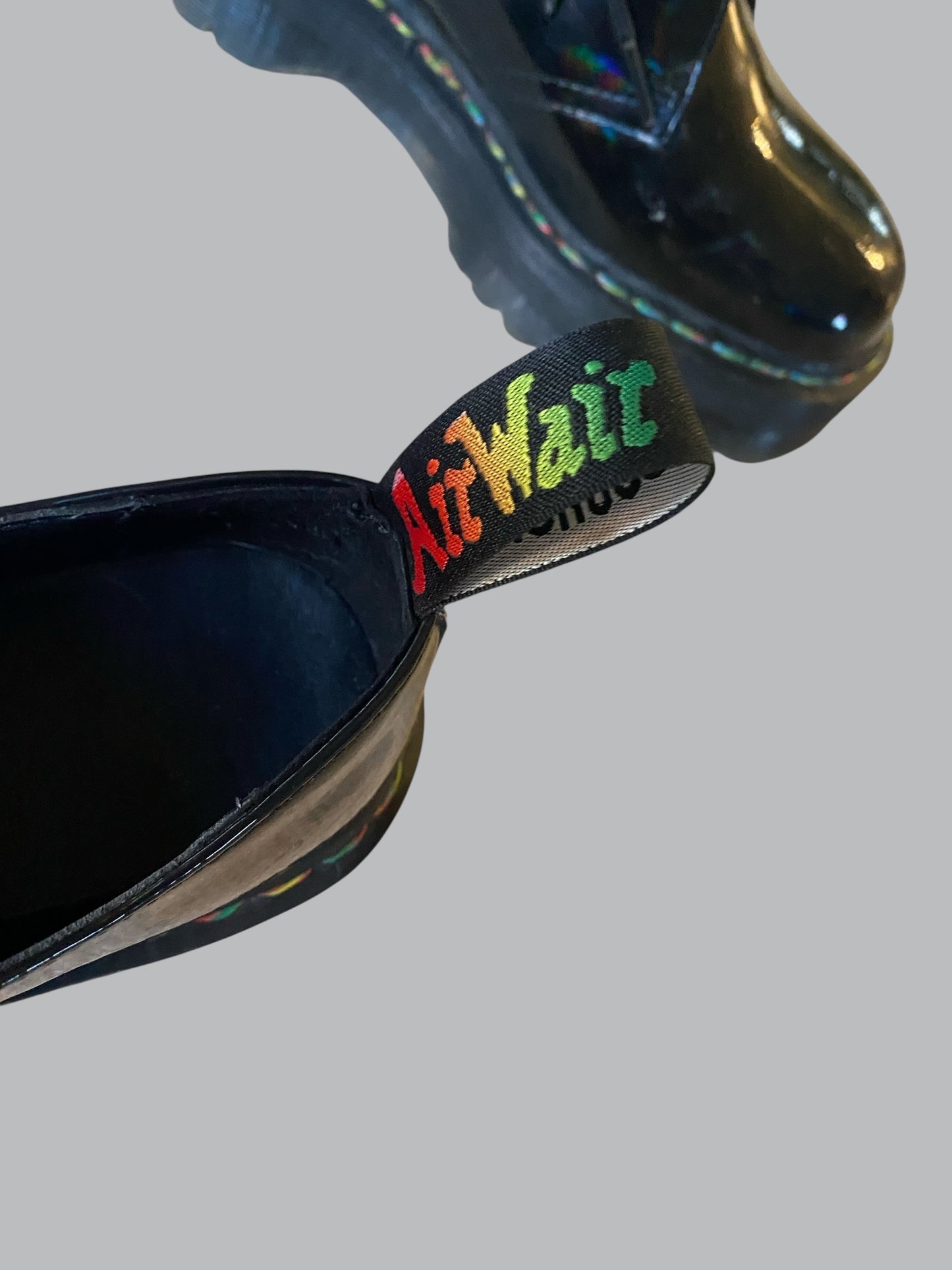 Rainbow Patent Platform Shoes (1461 ) Women's 9 US/Men's 8 US | Dr Marten's