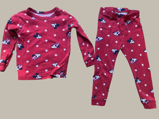 Cotton Mickey Mouse pj set 2Y | Gap