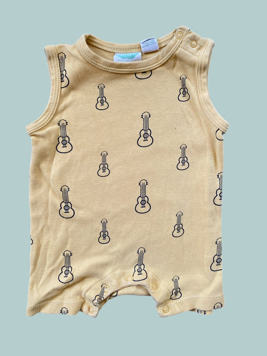 Organic cotton romper 3-6m | Parade Organics