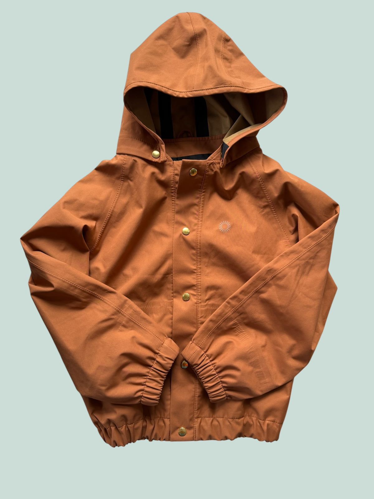 Rust coloured "Aviator" rain jacket 6-8Y | Fairechild