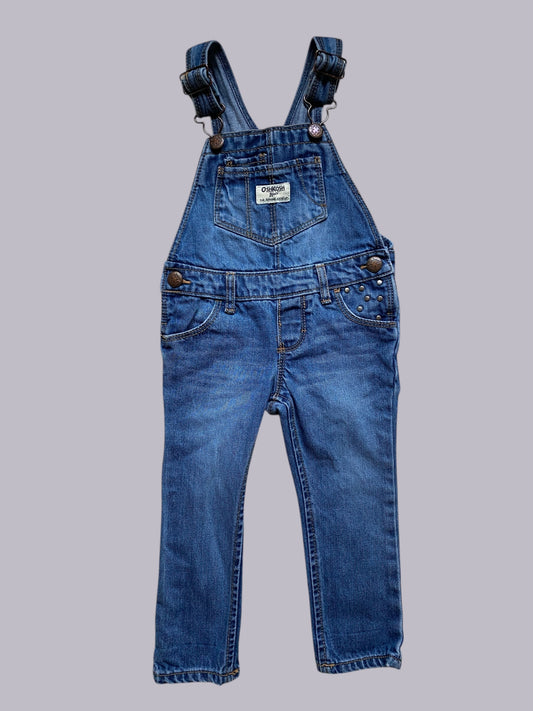 Cotton denim overalls 2Y | Oshkosh