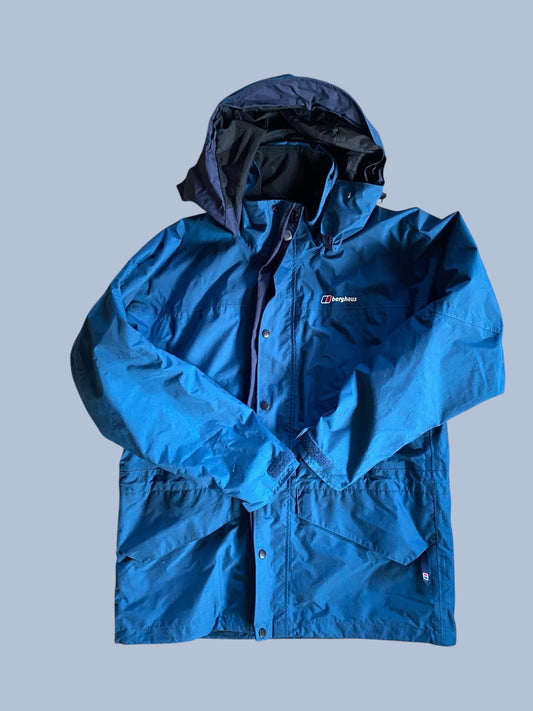 Teal blue women's waterproof jacket women’s medium (fits like m/l)  | Berghaus