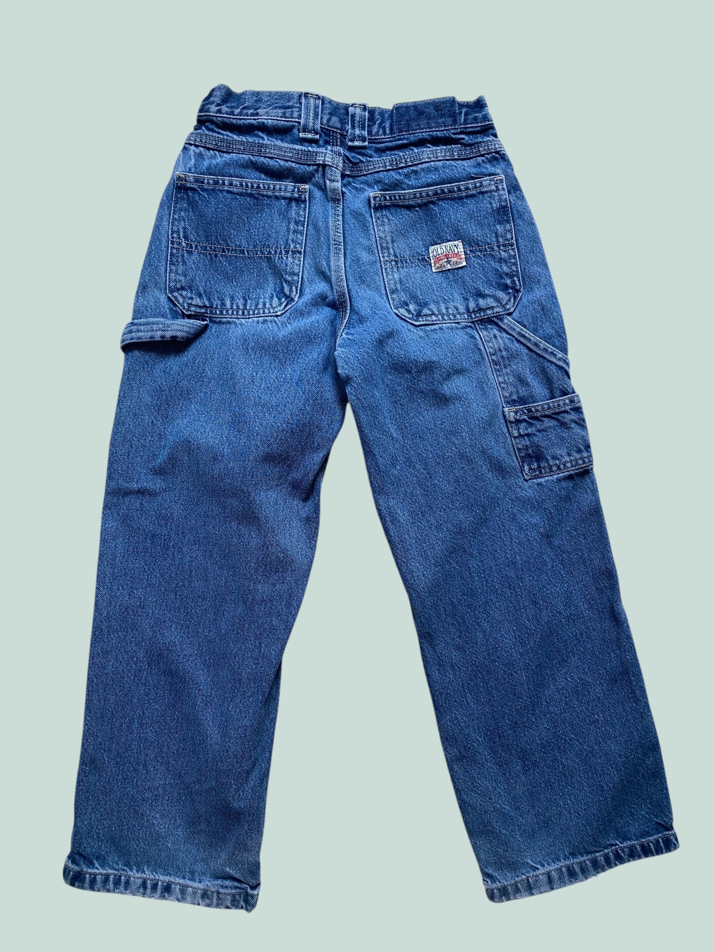 Vintage Y2K cotton denim 'painters' jeans 10Y | Old Navy