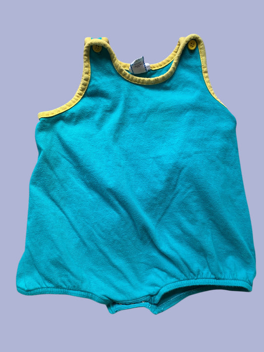 Cotton romper 9-12m/80 | Hanna Andersson