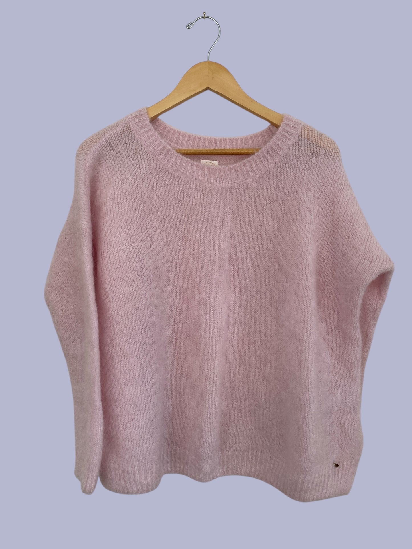 Pink mohair/merino ‘ Burma’ sweater women’s small/medium | Des Petits Hauts