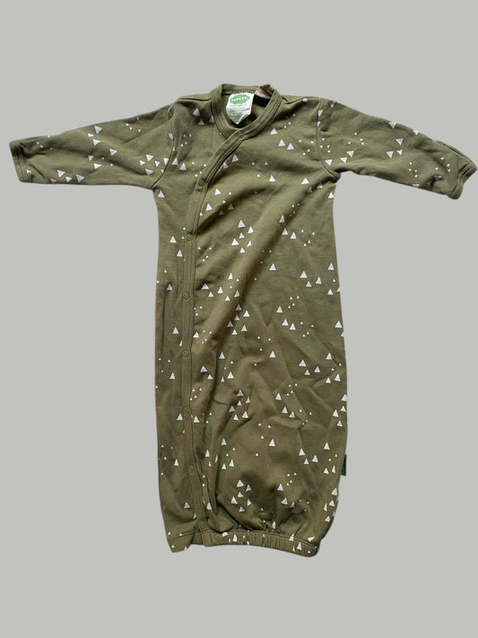 Organic cotton gown sleeper 3-6m | Parade Organic