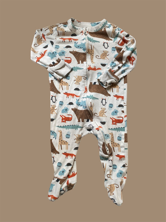 Animal zipper sleeper 3-6m | Old Navy