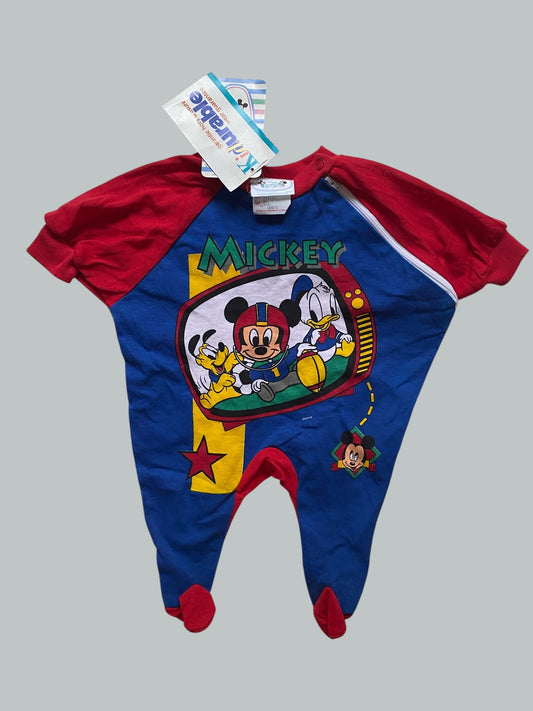 Vintage Mickey sleeper ~ 3-9m | Disney