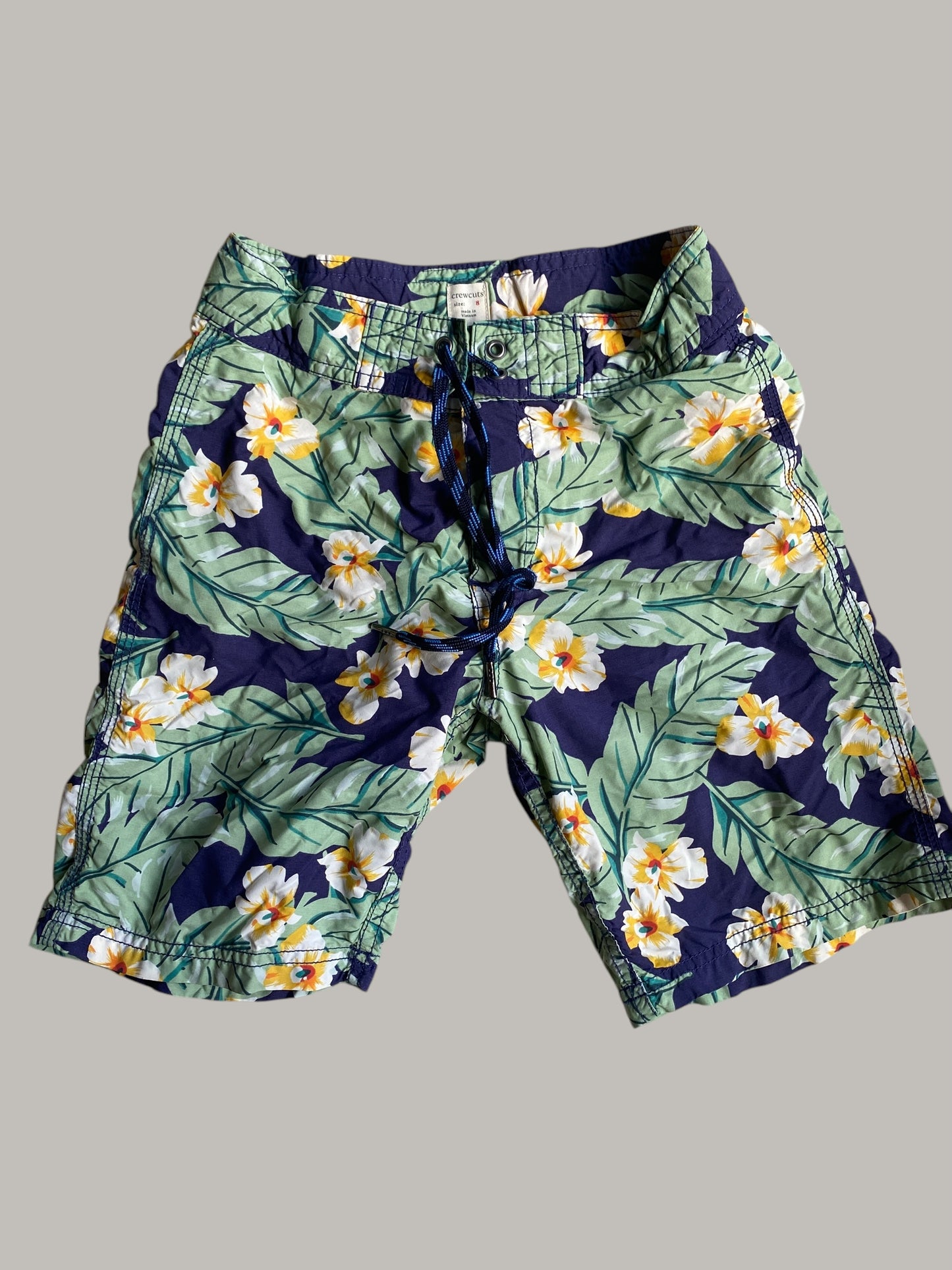 Flower swim trunks 8Y | J.Crew