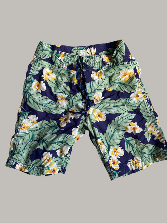 Flower swim trunks 8Y | J.Crew