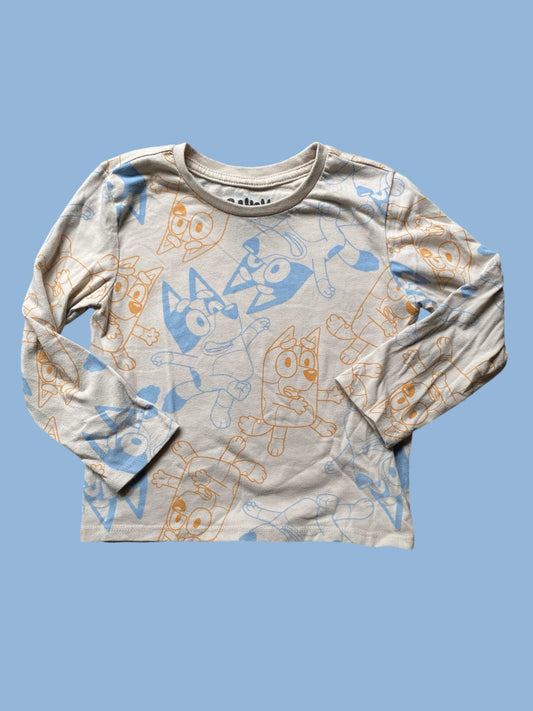 Long sleeve shirt 5Y | Bluey