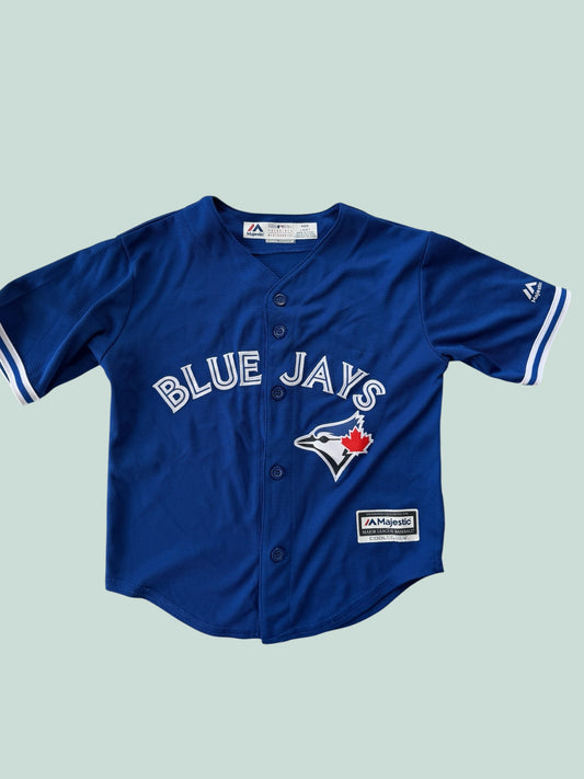 Blue Jay buttoned "Donaldson" shirt 7Y  | Majestic