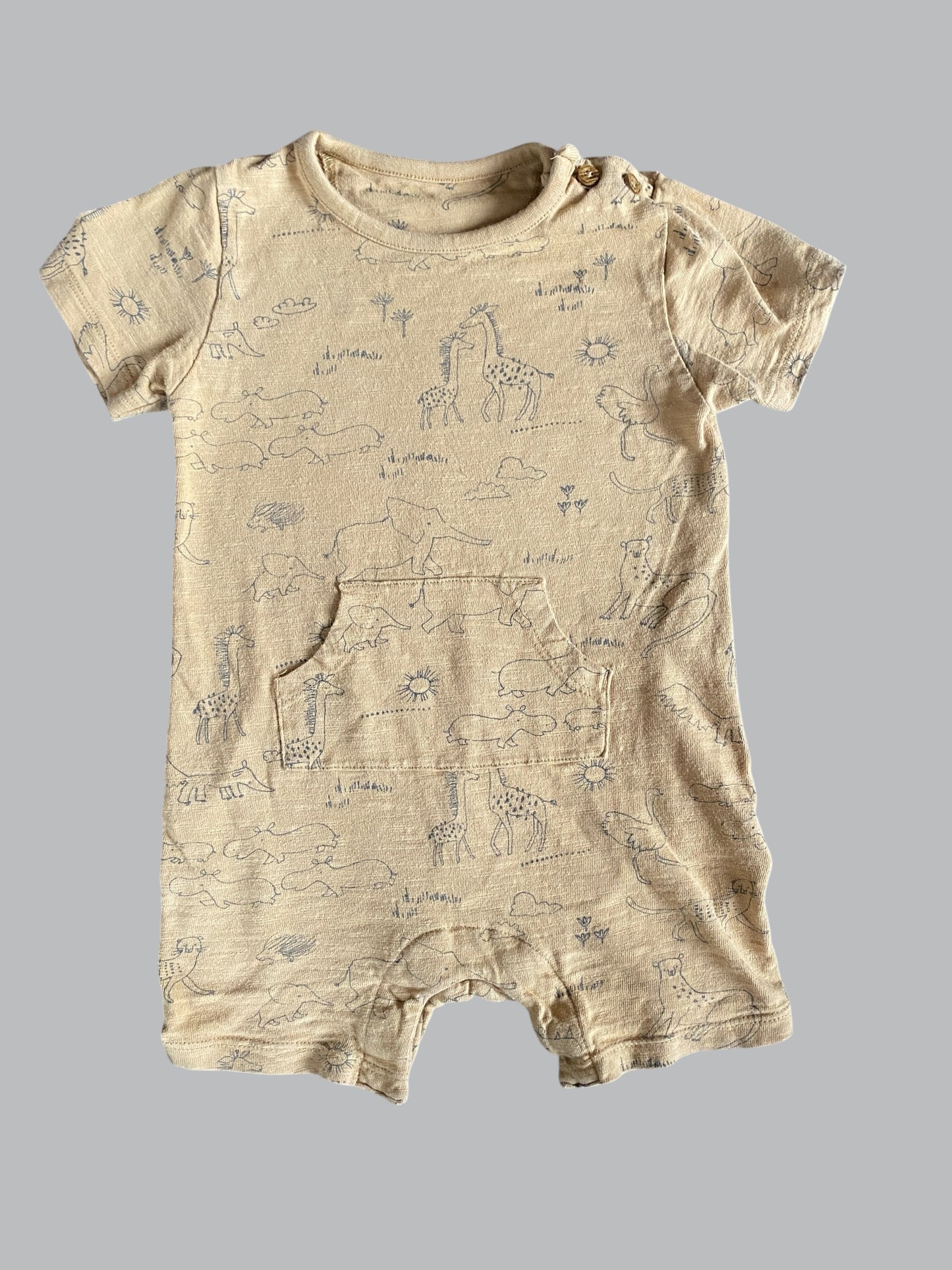 Cotton romper 12-18m | Marks&Spencer