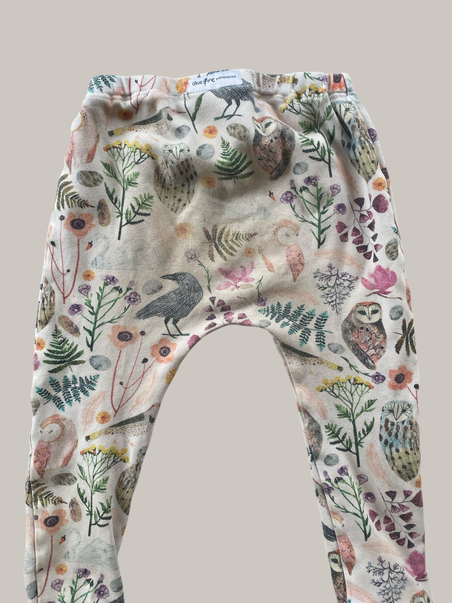 Organic cotton leggings 12–8m | Olive Me Handmade
