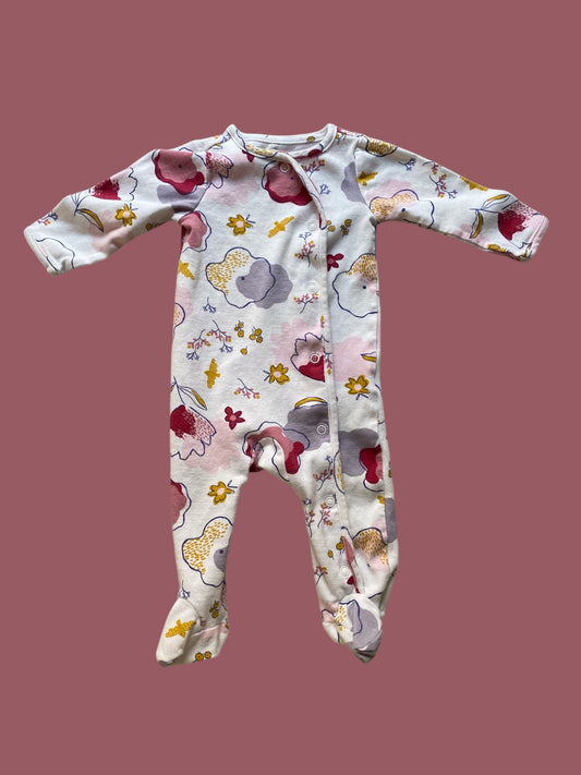 Organic cotton snap footed sleeper 6m | Carter’s