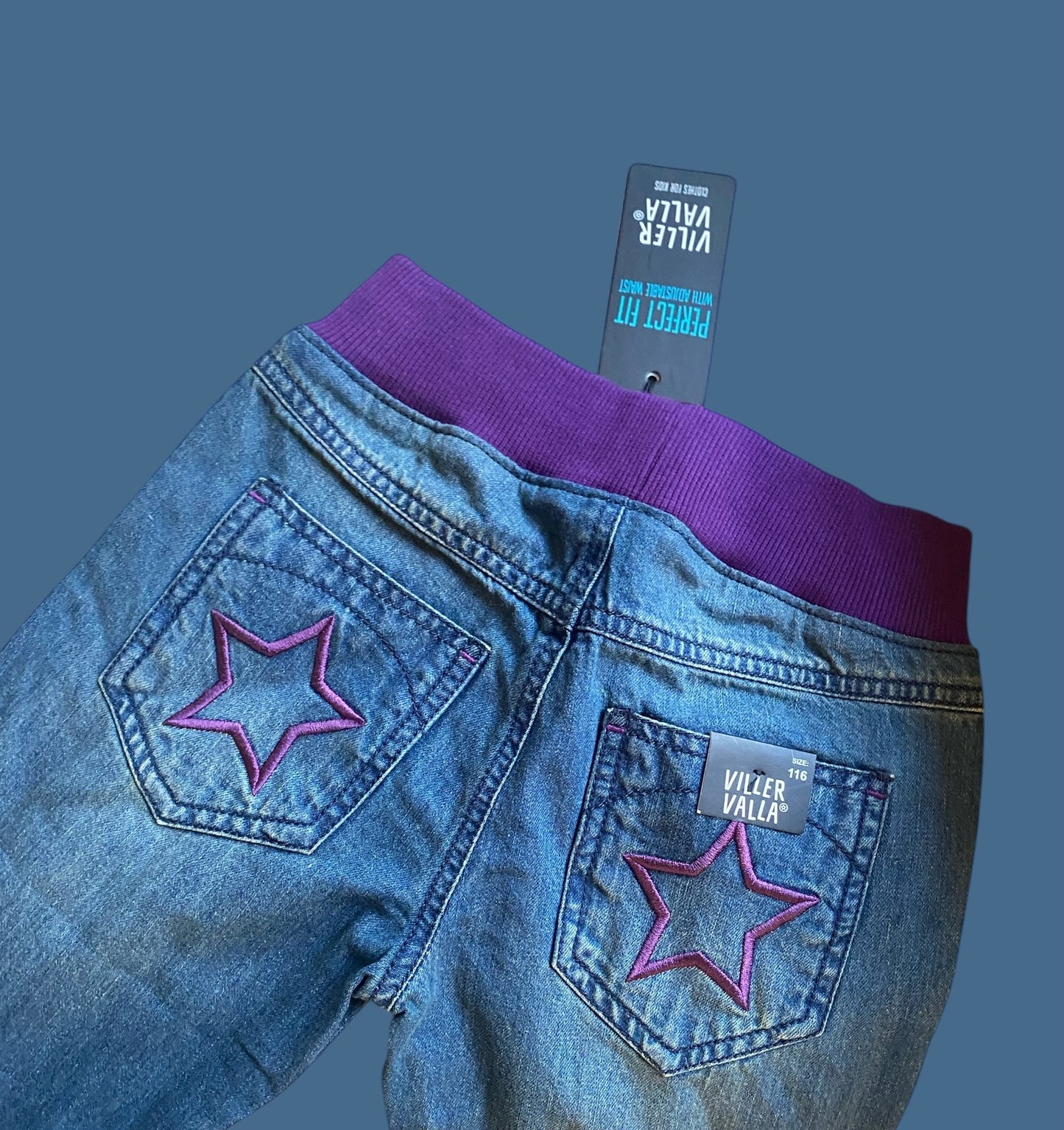 Cuffed denim jogger 5-6Y (116) | Villervalla
