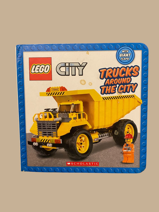 Lego City book trucks around the city
