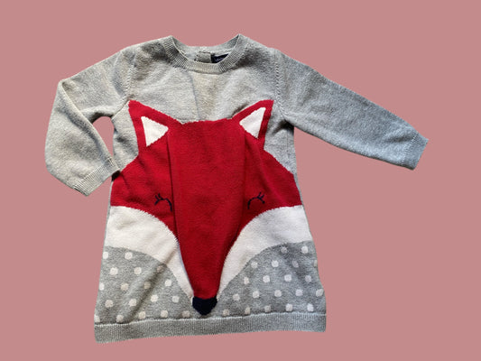 Cotton fix sweater dress 12-18m | Gap