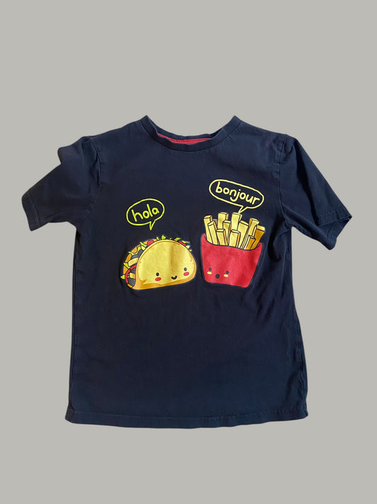 Tacos and fries t-shirt 7-8Y | George
