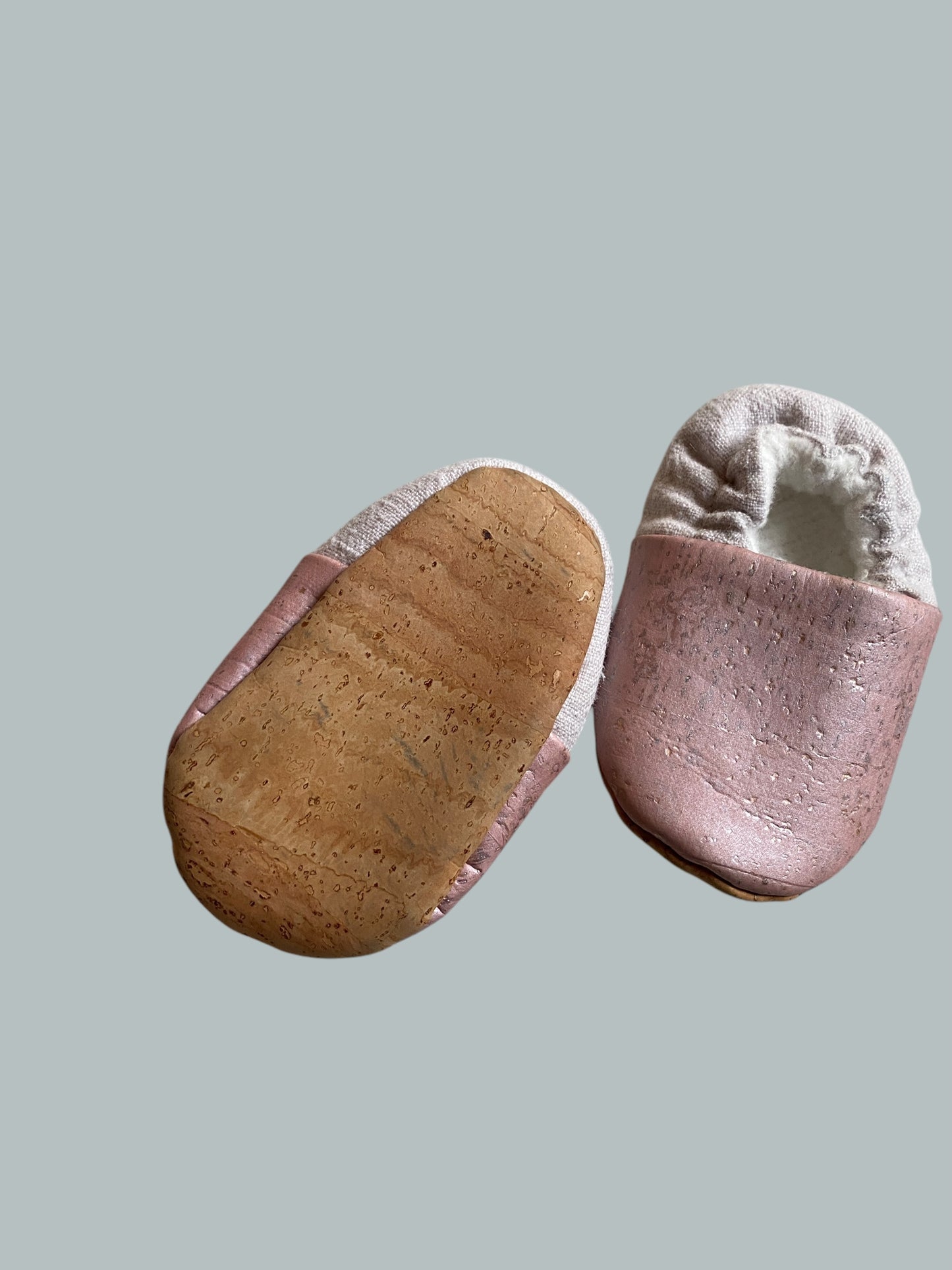 Soft sole newborn cork slippers | Abby Sprouts