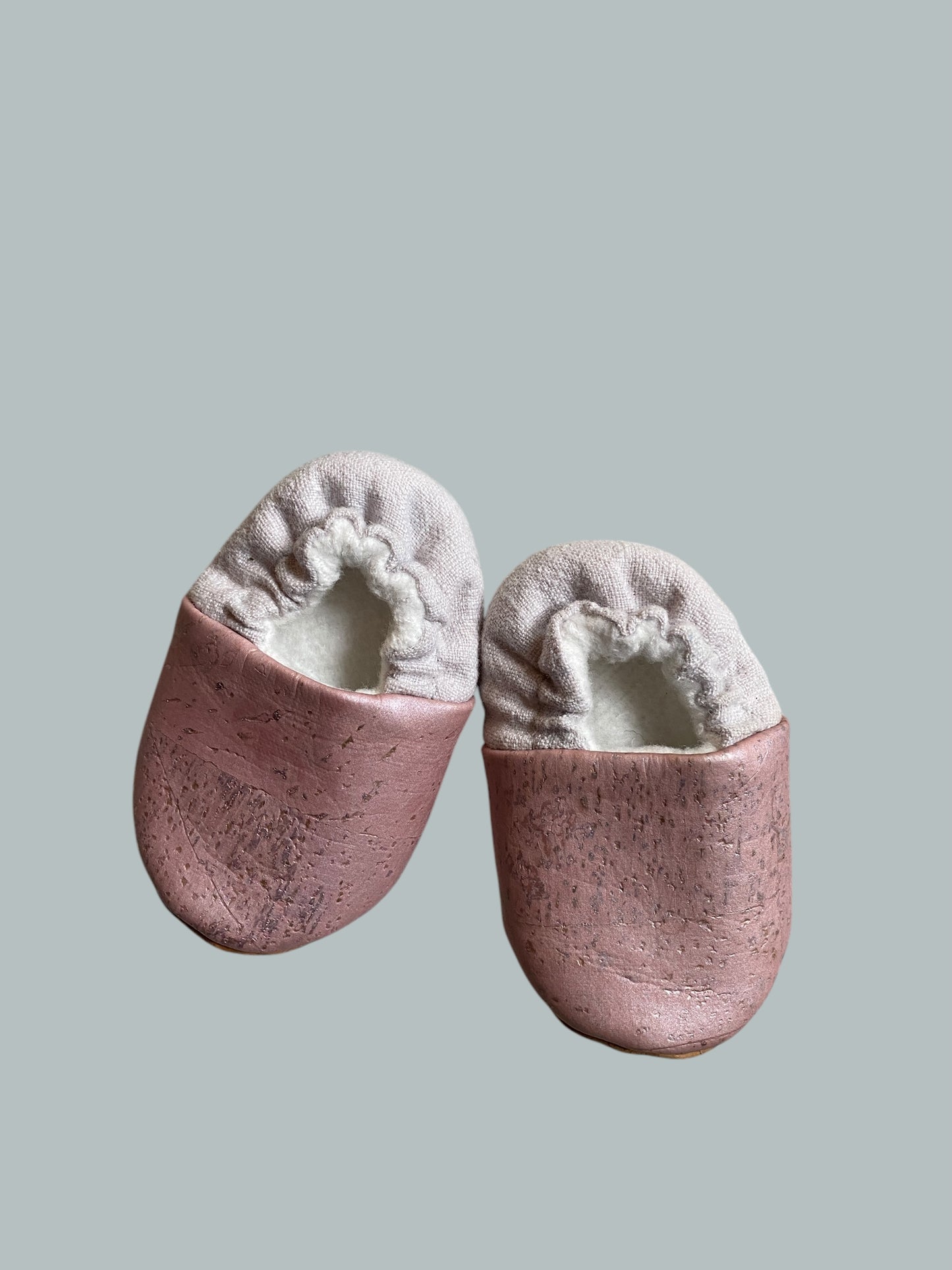 Soft sole newborn cork slippers | Abby Sprouts