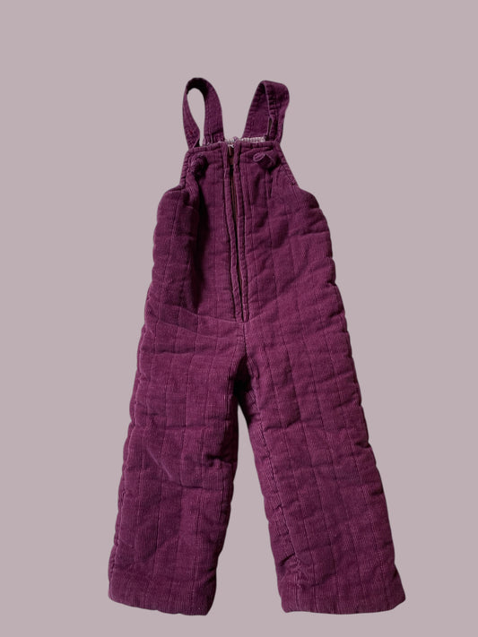 Cotton corduroy padded overalls ~12-18m | Coccinelle